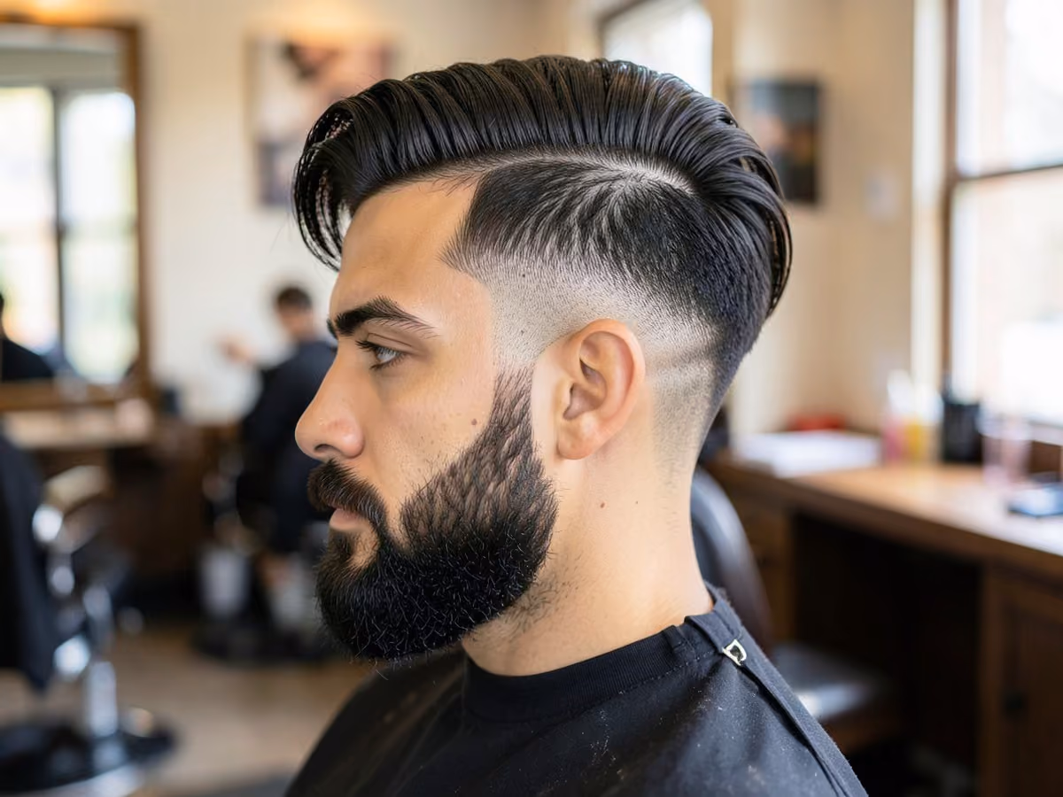 Man with a flow haircut
