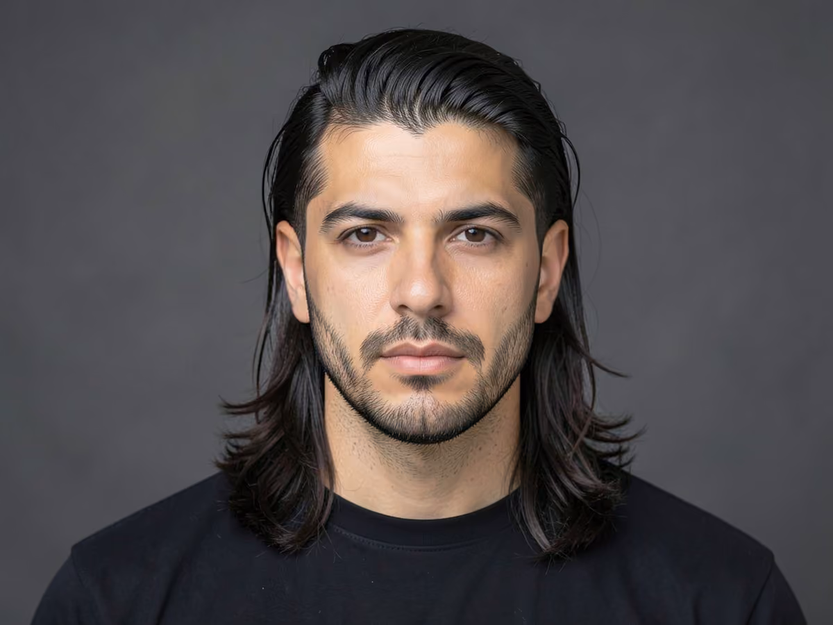 Man with a warrior cut