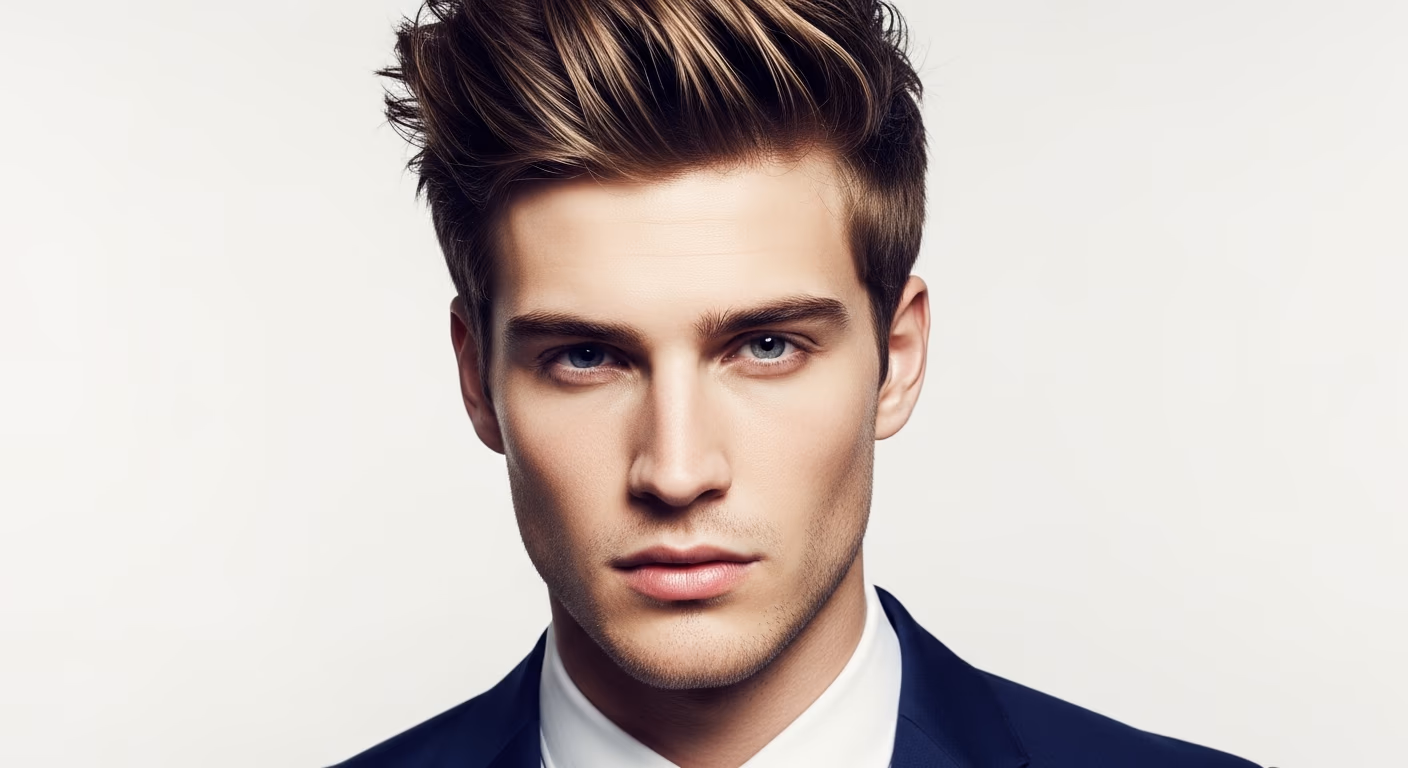 Messy Quiff Hairstyle Men 2026