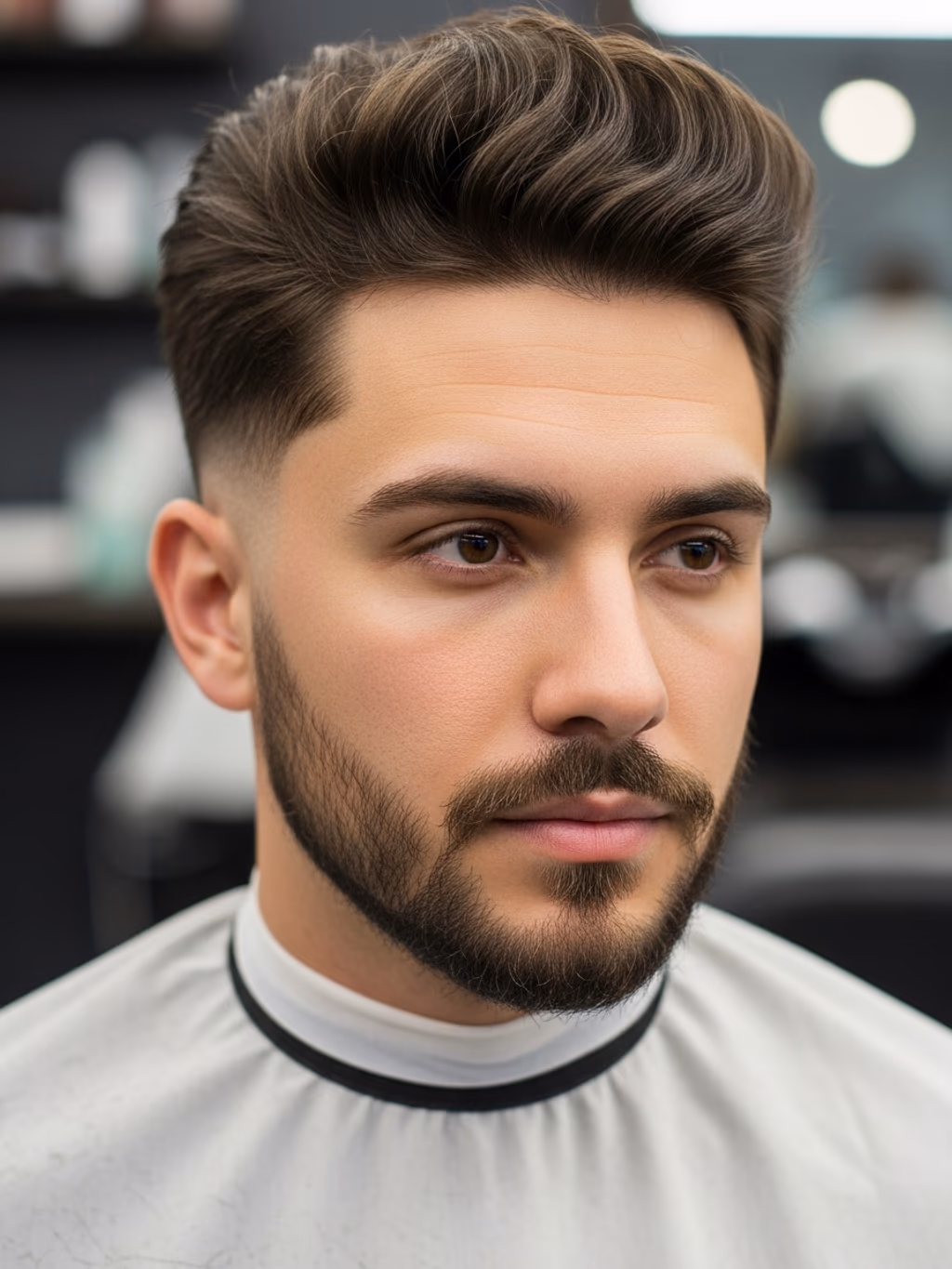 Modern Messy Quiff 2026 hairstyle for men 2026 — messy quiff variation, best for square jaws and athletic builds, modern barbering by Master Stylist Jessica Hamilton