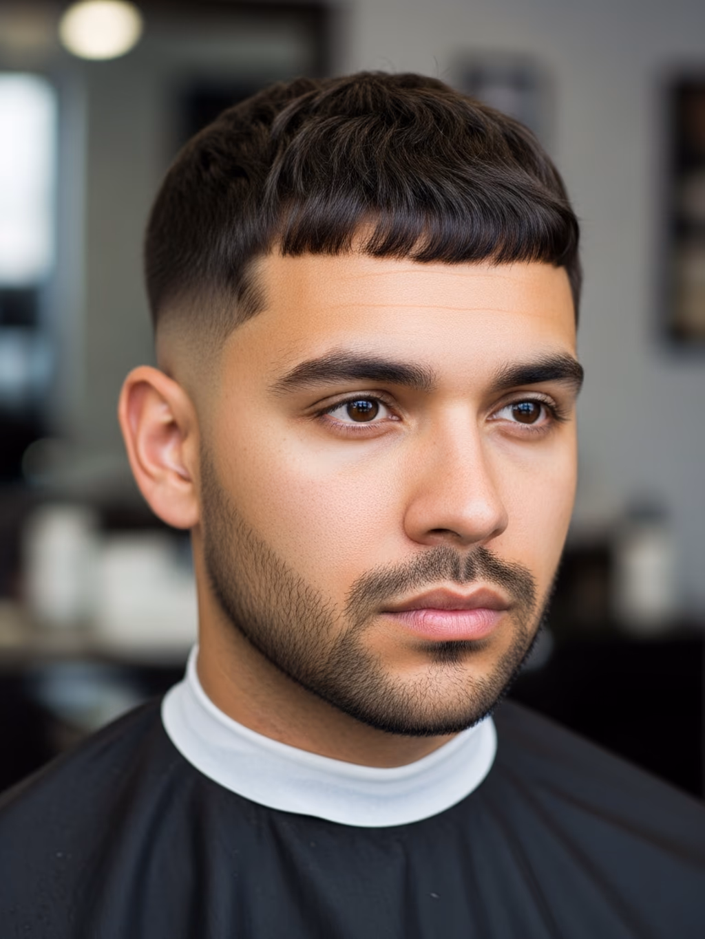 Faded Mod Cut hairstyle for men 2026 — mod cut variation, best for heart-shaped faces balancing forehead width, modern barbering by Master Stylist Jessica Hamilton