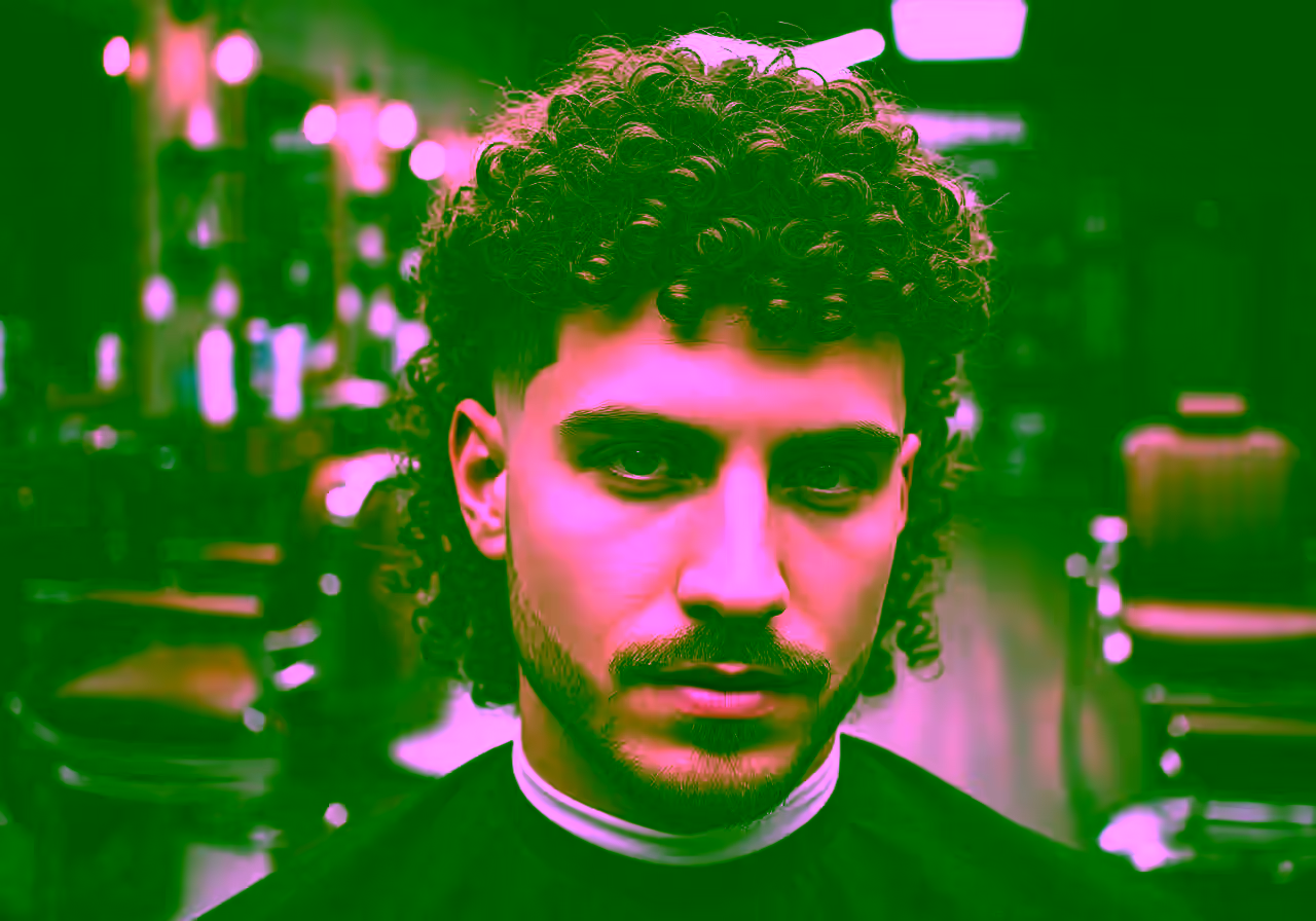 Broccoli Modern Mullet hairstyle for men 2026 — modern mullet variation, best for round, diamond faces + 3c–4c coils, modern barbering by Master Stylist Jessica Hamilton