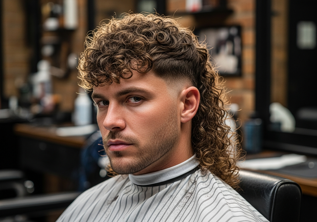 Curly Mullet with Volume 2026 - High Volume Curly Mullet Haircut