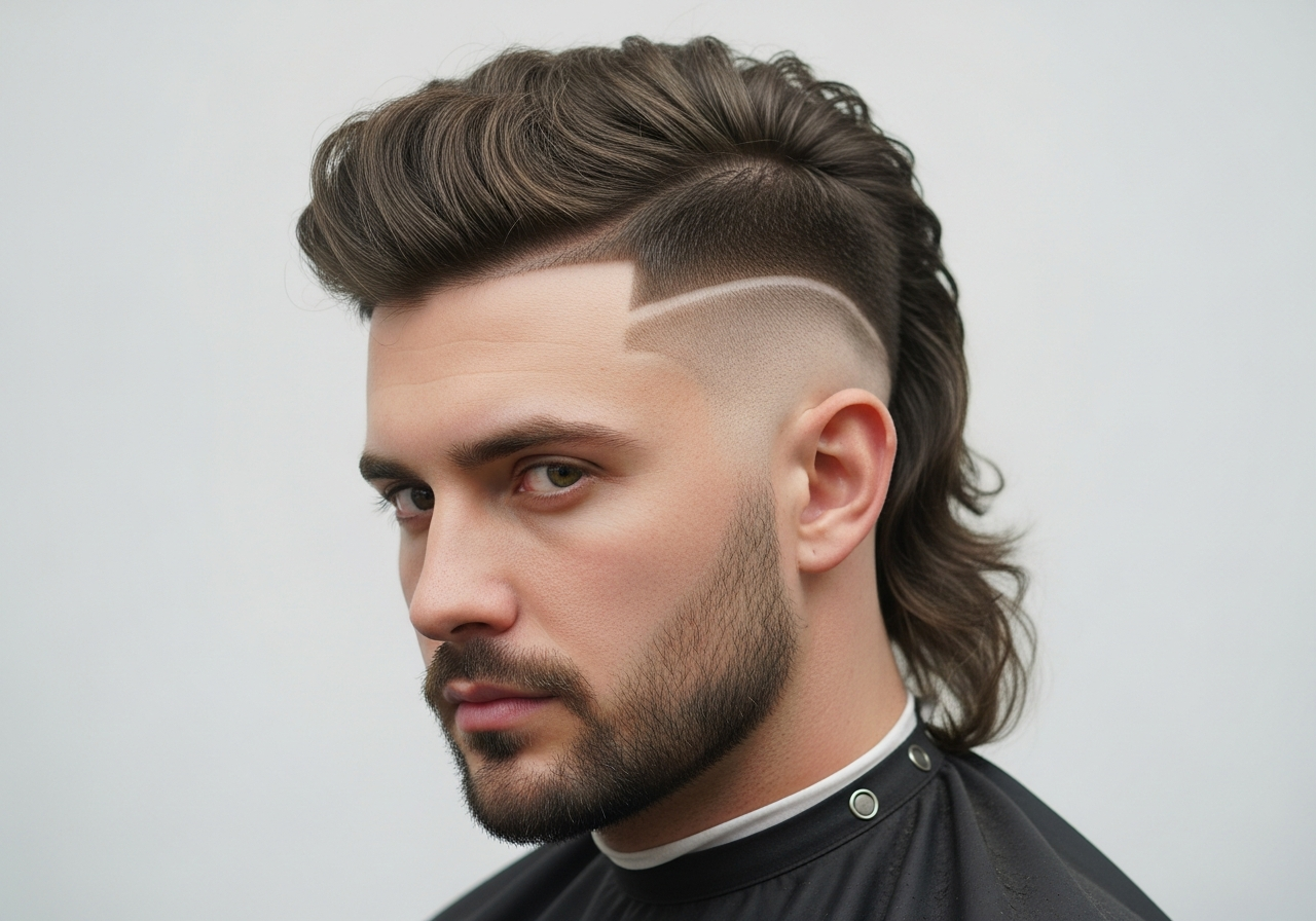 Disconnected Modern Mullet 2026 - Bold Contrast Modern Mullet Haircut