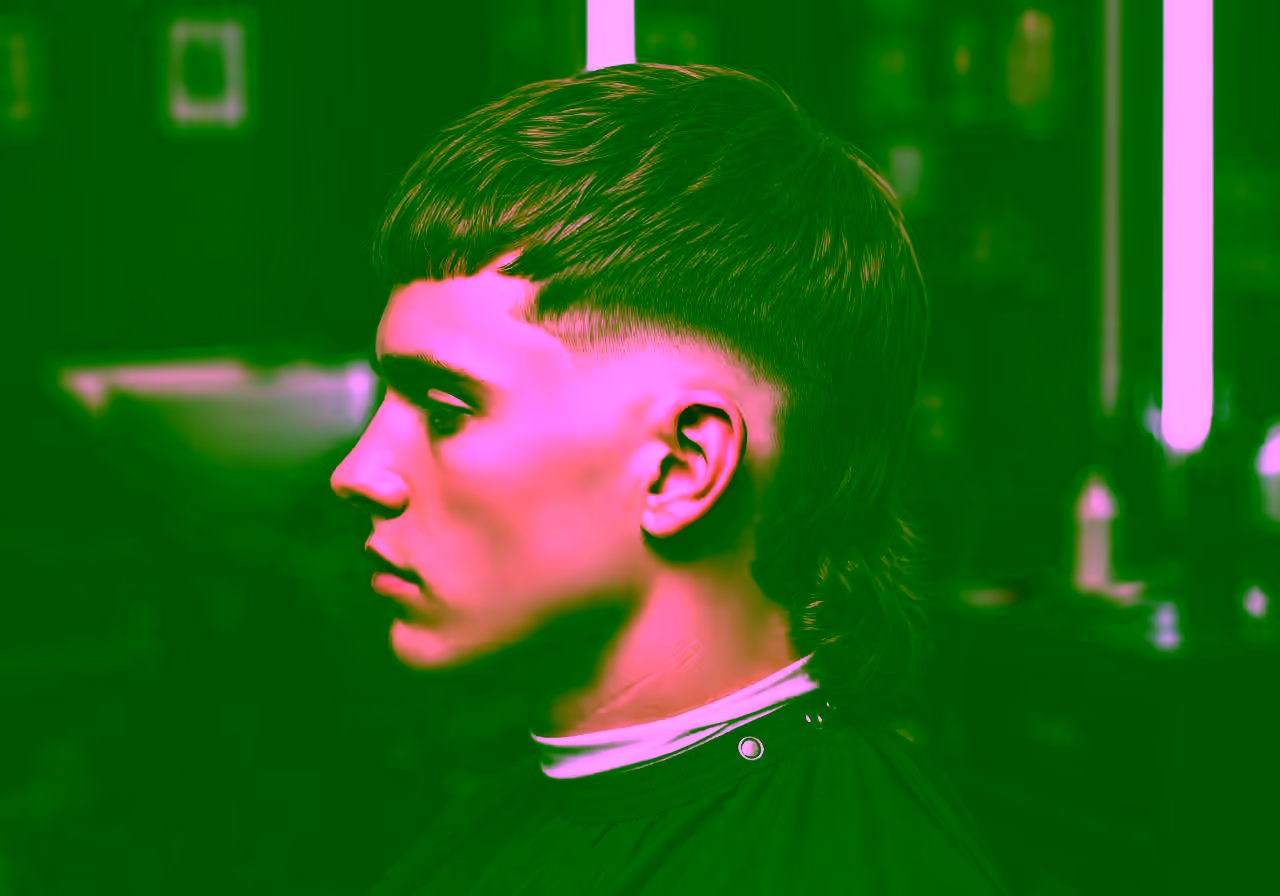Low Taper Modern Mullet hairstyle for men 2026 — modern mullet variation, best for all faces + straight/wavy hair, modern barbering by Master Stylist Jessica Hamilton