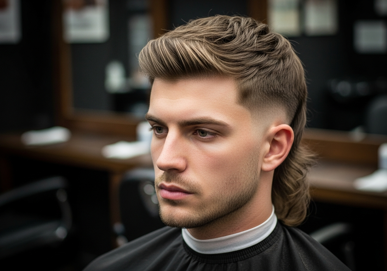 Modern Mullet Middle Part 2026 - Balanced Middle Part Mullet Haircut