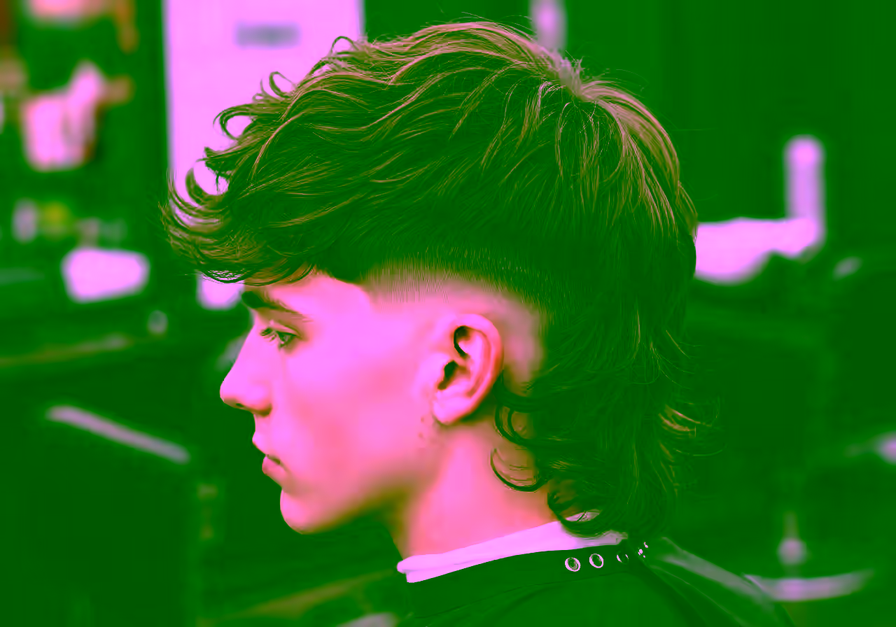 Mullet Textured Shag hairstyle for men 2026 — modern mullet variation, best for oval, square faces + wavy hair, modern barbering by Master Stylist Jessica Hamilton