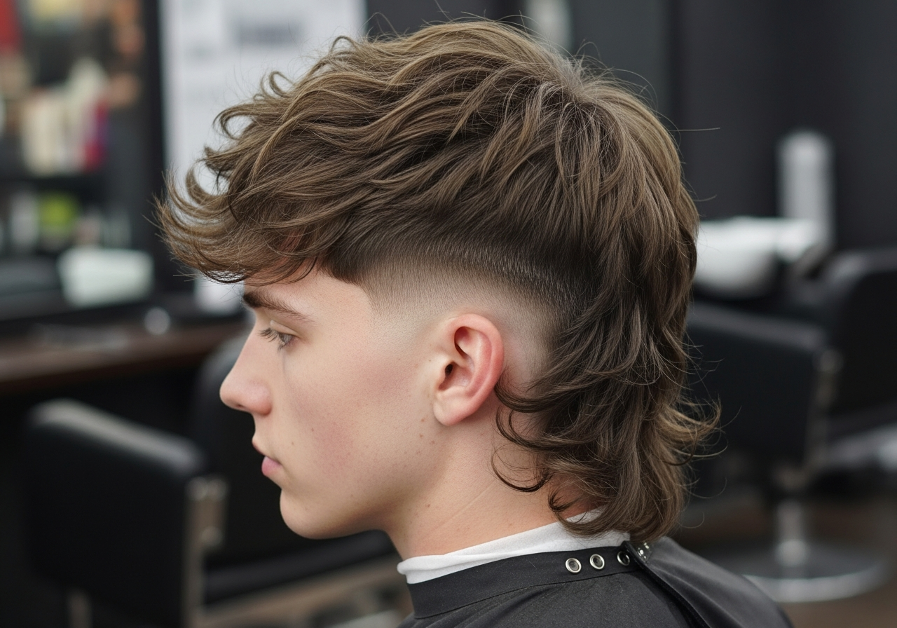 Textured Shag Modern Mullet 2026 - Layered Messy Mullet Haircut
