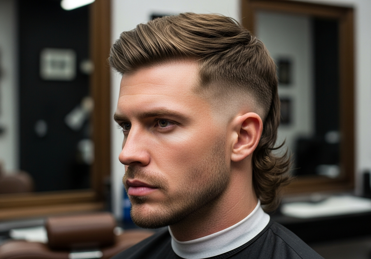 Versatile Fade Modern Mullet 2026 - Flexible Fade with Longer Mullet Back