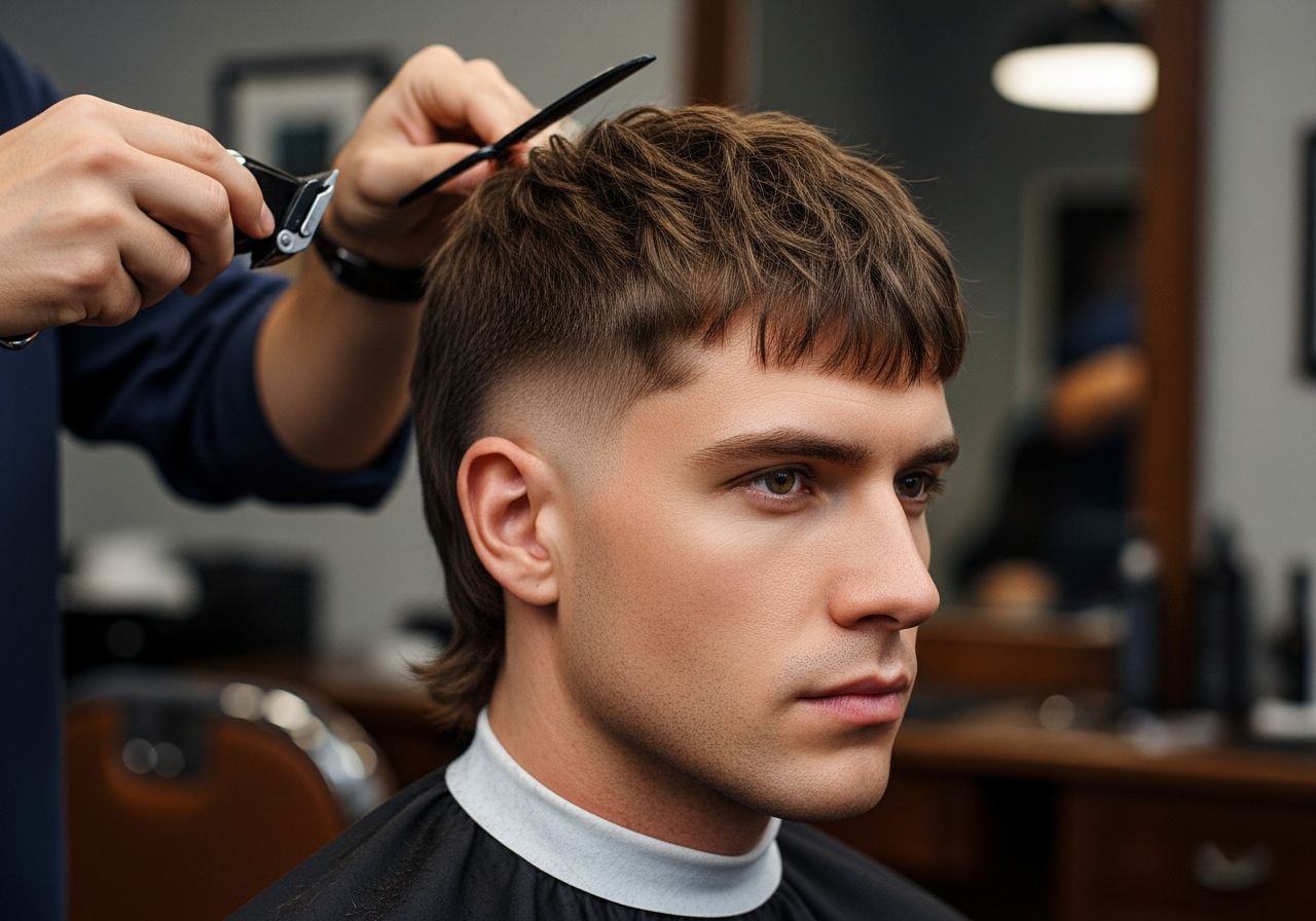 Short Modern Mullet Haircut 2026 - Wearable Short Mullet with Longer Back
