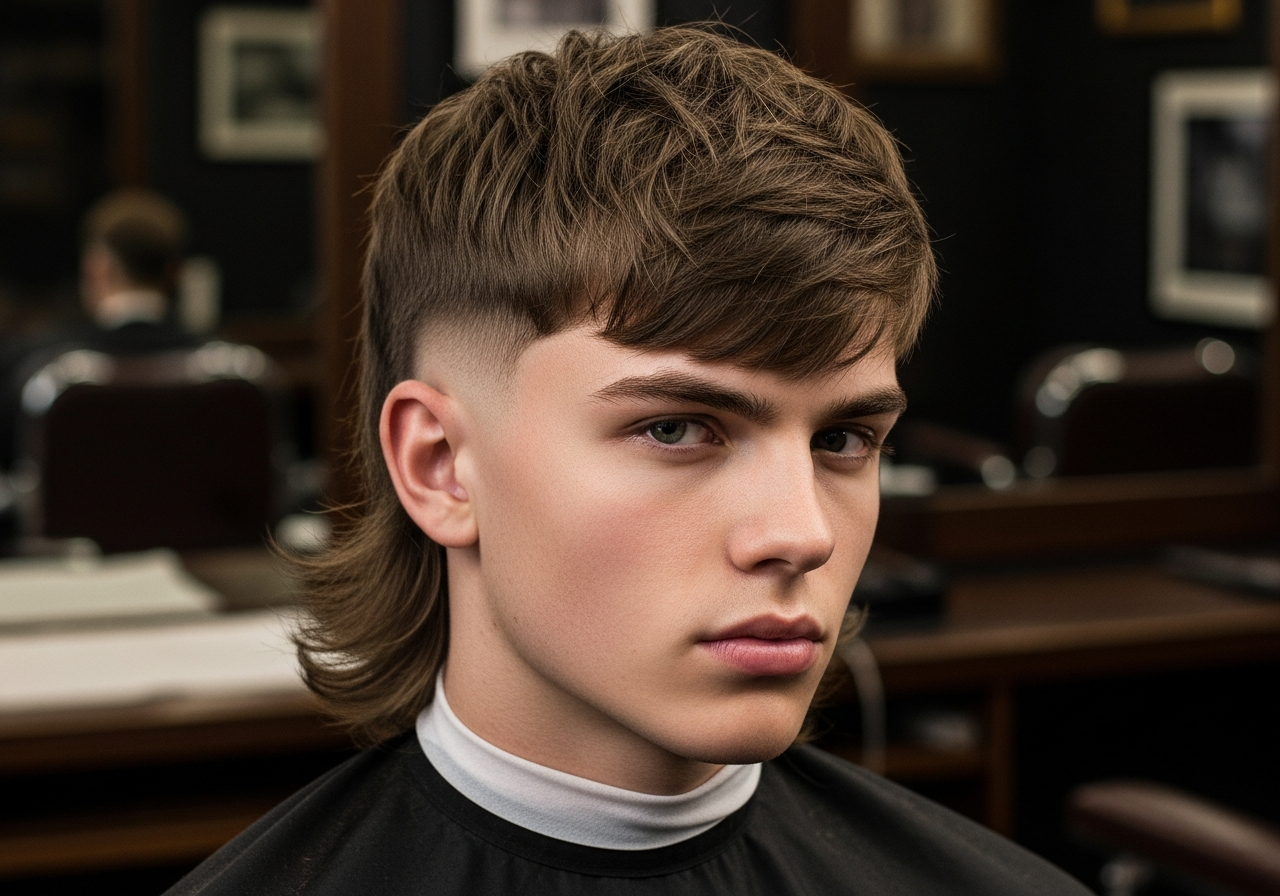 Textured Fringe Modern Mullet 2026 - Forward Fringe with Longer Mullet Back