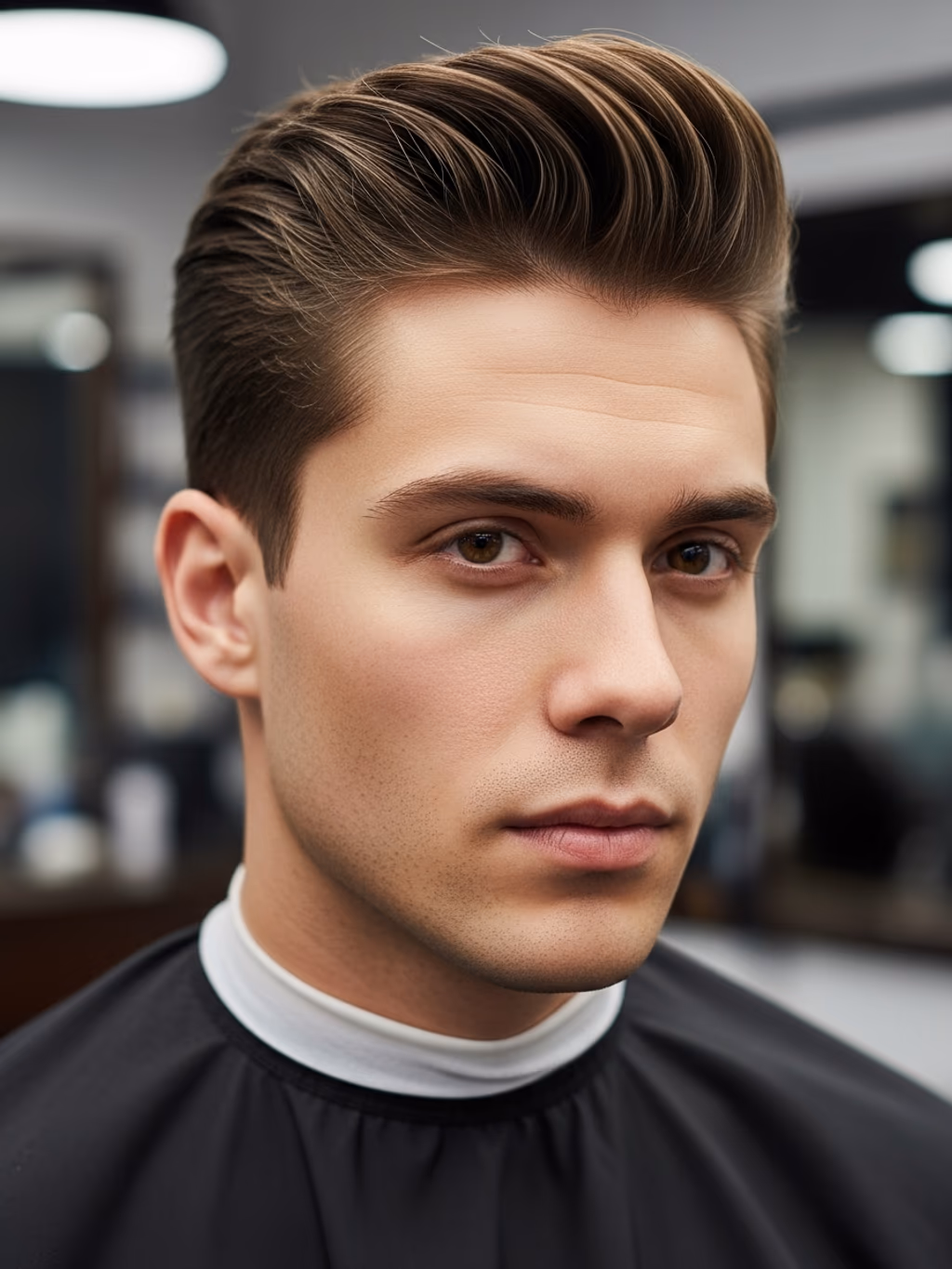 Modern Modern Pompadour 2026 hairstyle for men 2026 — modern pompadour variation, best for square jaws and athletic builds, modern barbering by Master Stylist Jessica Hamilton