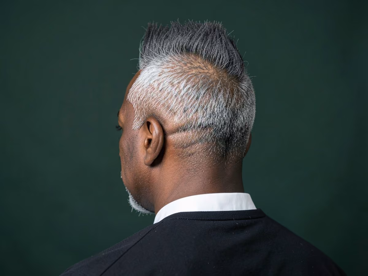 Man with a mohawk for older men