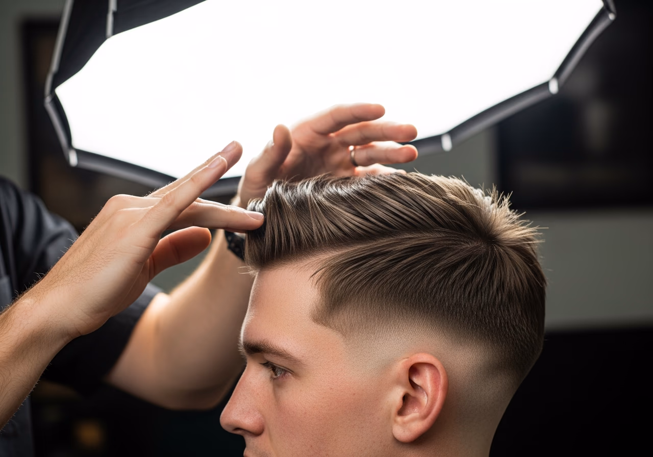 Oily Scalp Haircuts for Men 2026 - Heavy Grip Forward Sweep