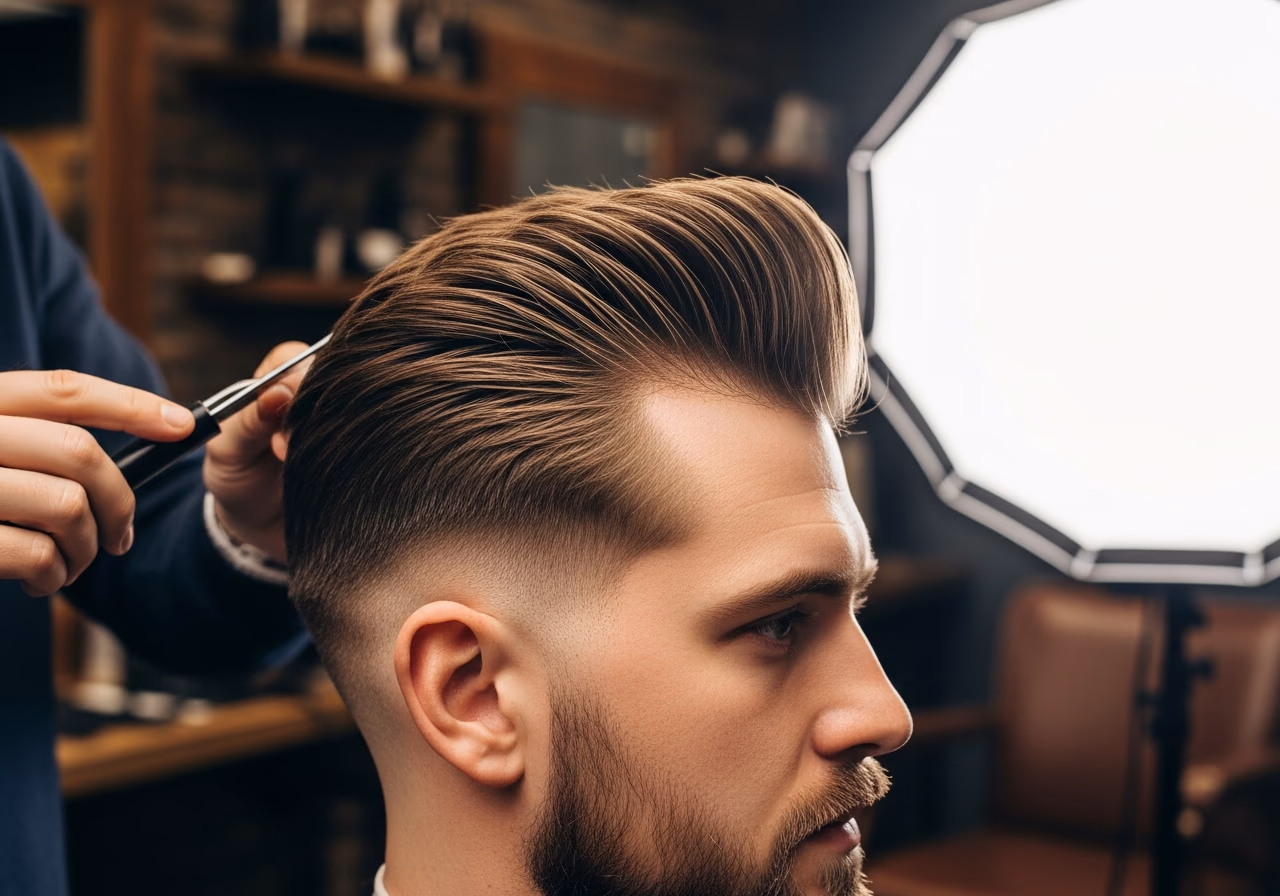 Oily Scalp Haircuts for Men 2026 - Layered Root Lift Pompadour