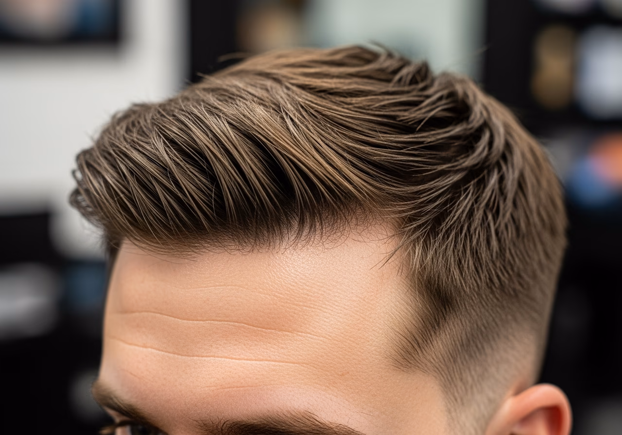 Oily Scalp Haircuts for Men 2026 - Messy Root Lift Crop