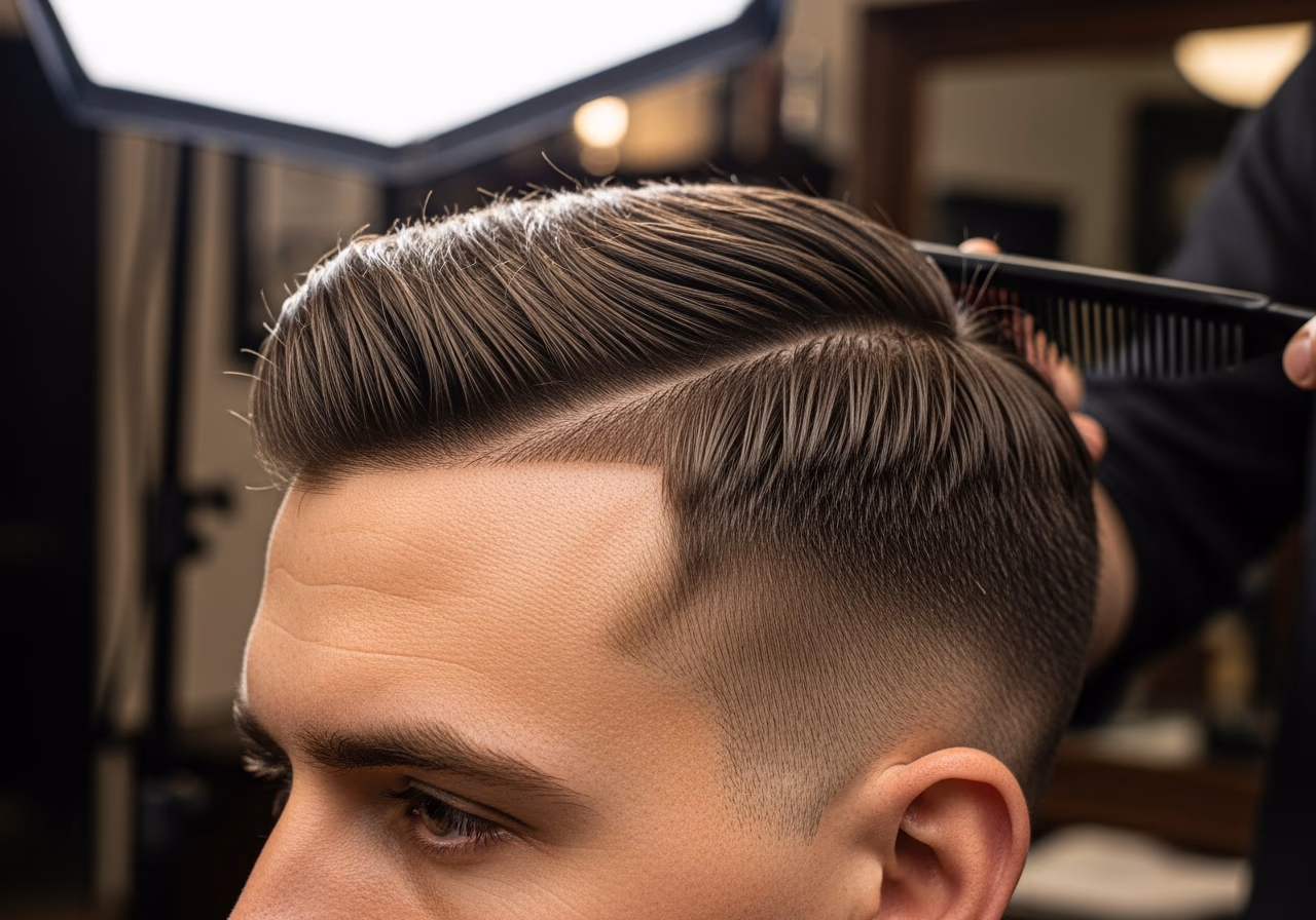 Oily Scalp Haircuts for Men 2026 - Polished Side Part Lift for Oily Scalp