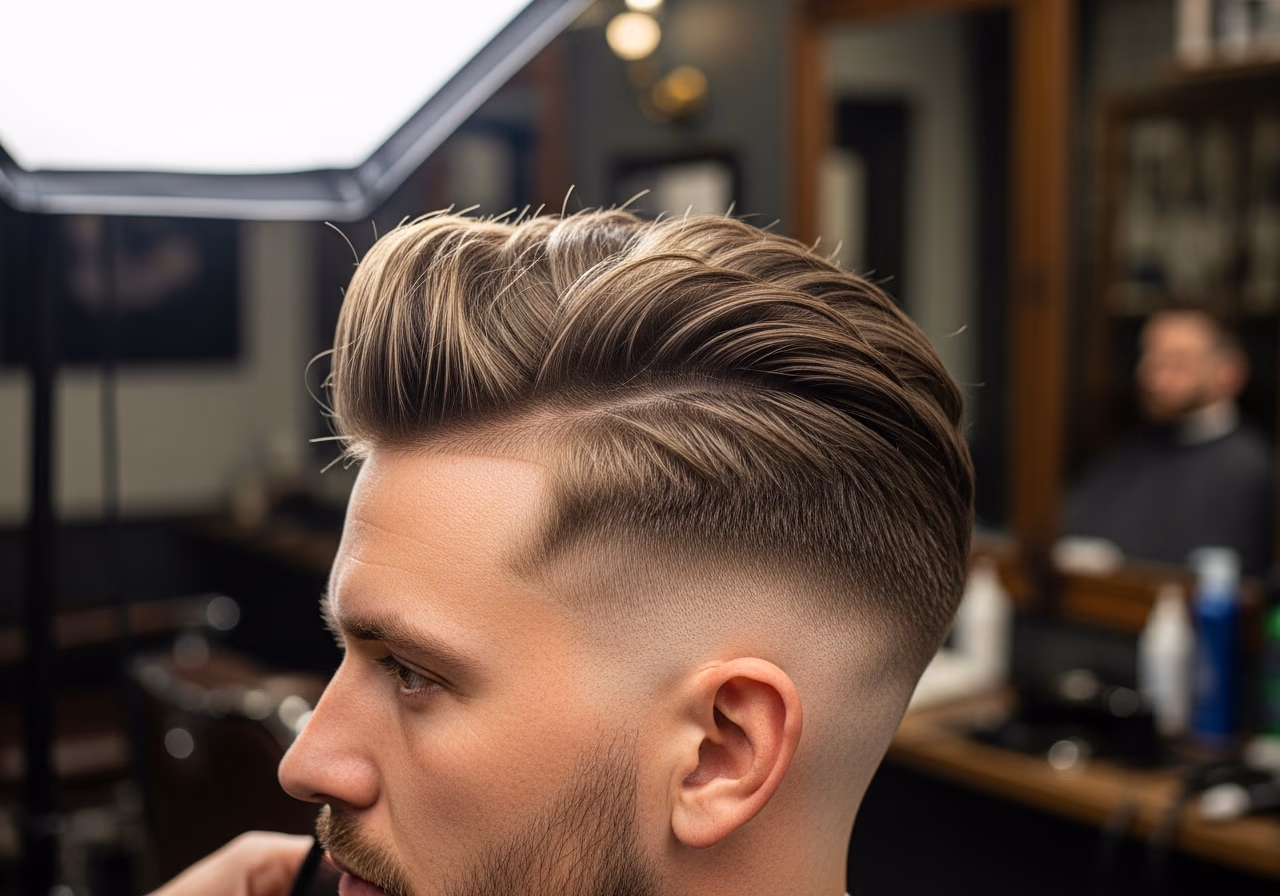 Oily Scalp Haircuts for Men 2026 - Polished Textured Fringe Hold