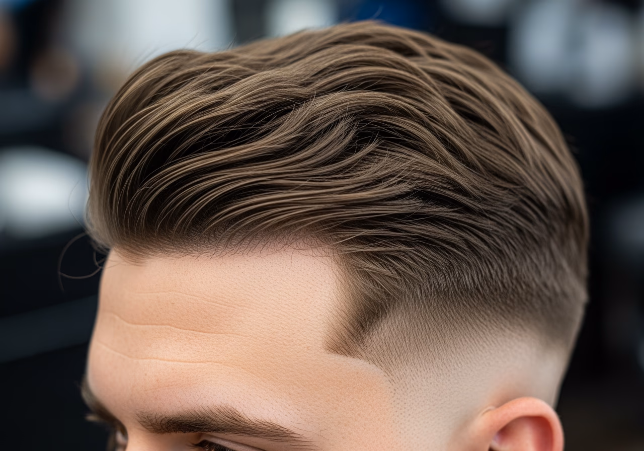 Oily Scalp Haircuts for Men 2026 - Textured Drop Fade Lift