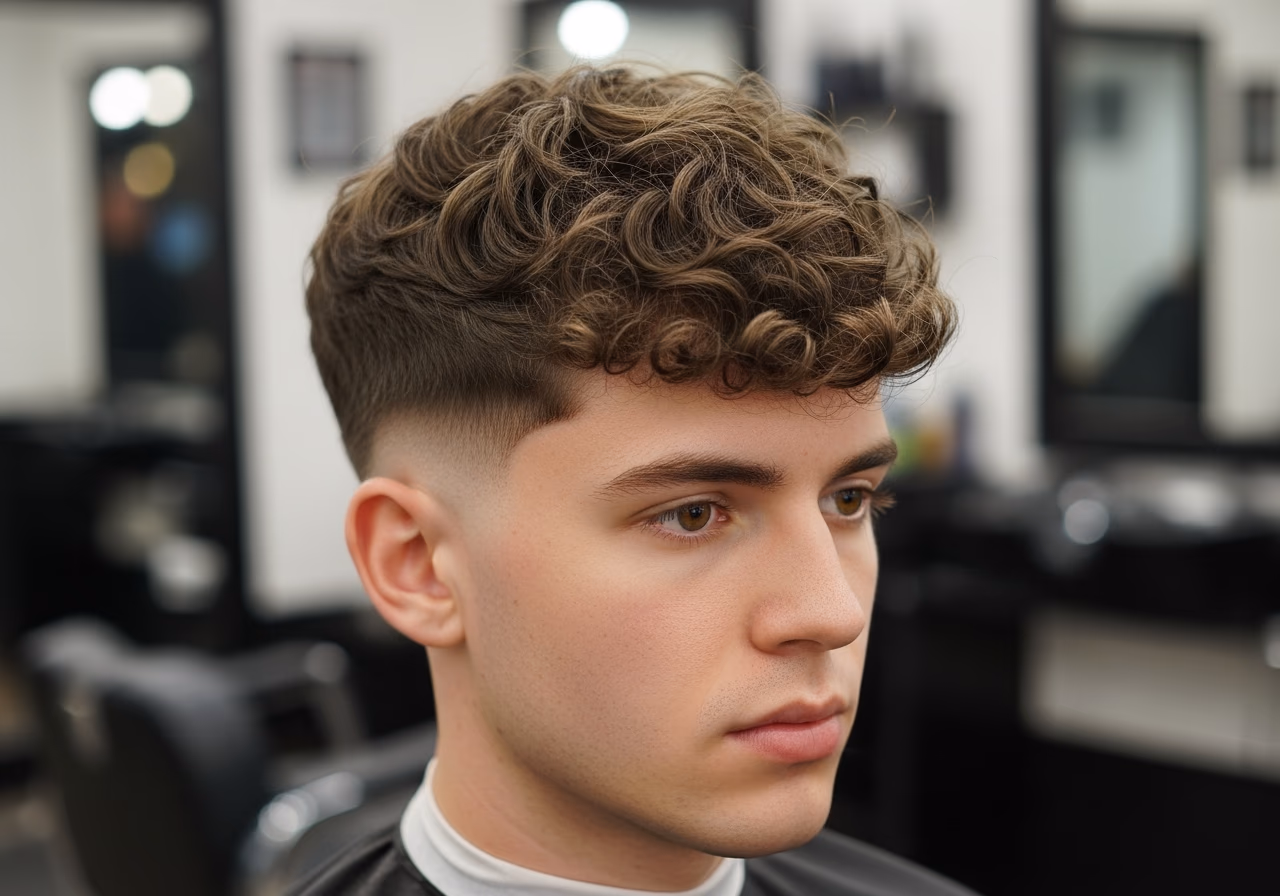 Broccoli Cut hairstyle for men 2026 — haircuts for oval faces variation, best for oval faces + curly or wavy hair, modern barbering by Master Stylist Jessica Hamilton