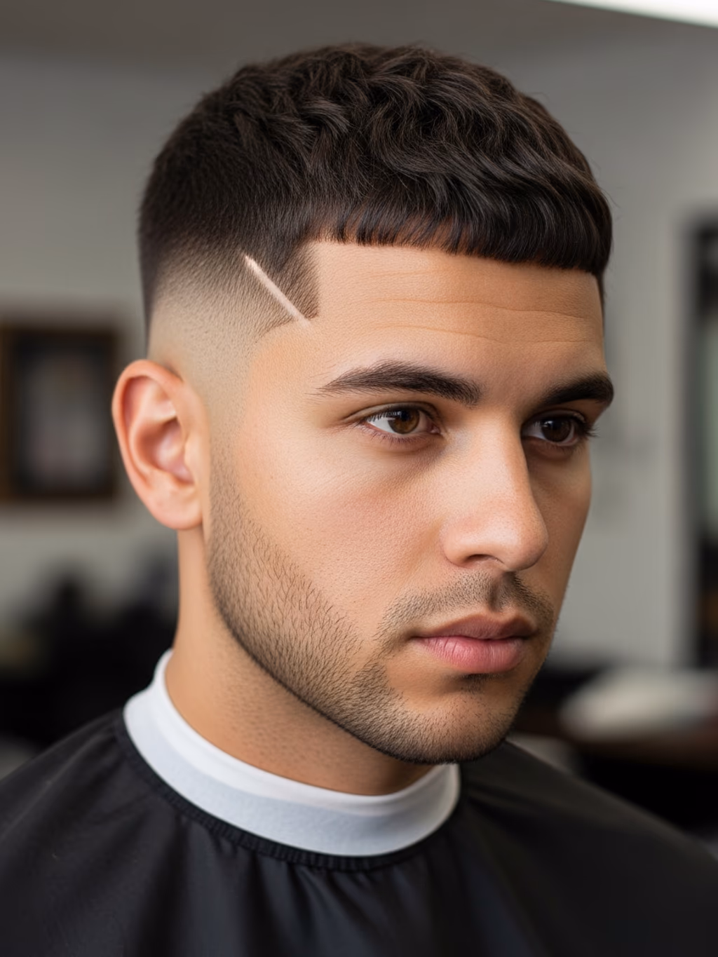 Modern Overgrown Buzz 2026 hairstyle for men 2026 — overgrown buzz cut variation, best for square jaws and athletic builds, modern barbering by Master Stylist Jessica Hamilton