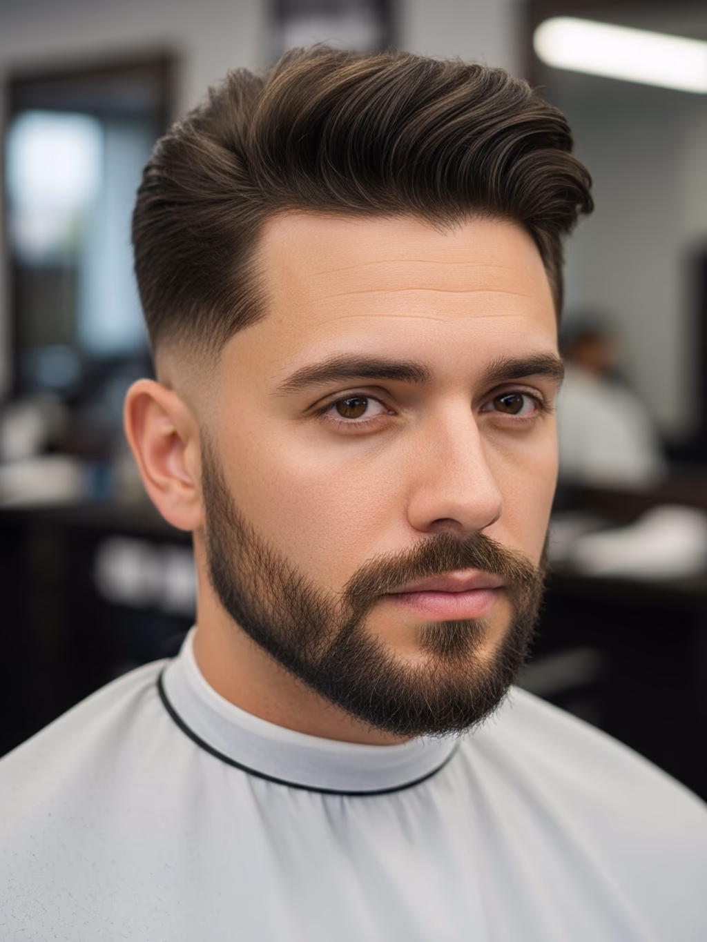 Textured Overgrown Buzz hairstyle for men 2026 — overgrown buzz cut variation, best for round faces seeking elongation, modern barbering by Master Stylist Jessica Hamilton