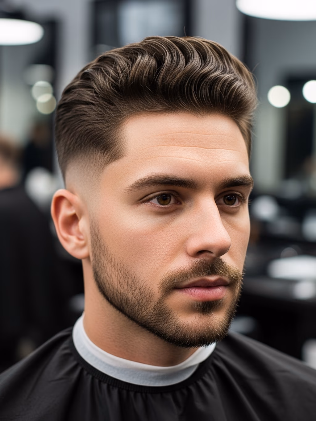 Tapered Office Haircut hairstyle for men 2026 — professional office haircut variation, best for diamond faces with prominent cheekbones, modern barbering by Master Stylist Jessica Hamilton
