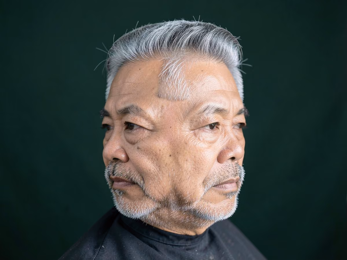 Man with a prom pompadour