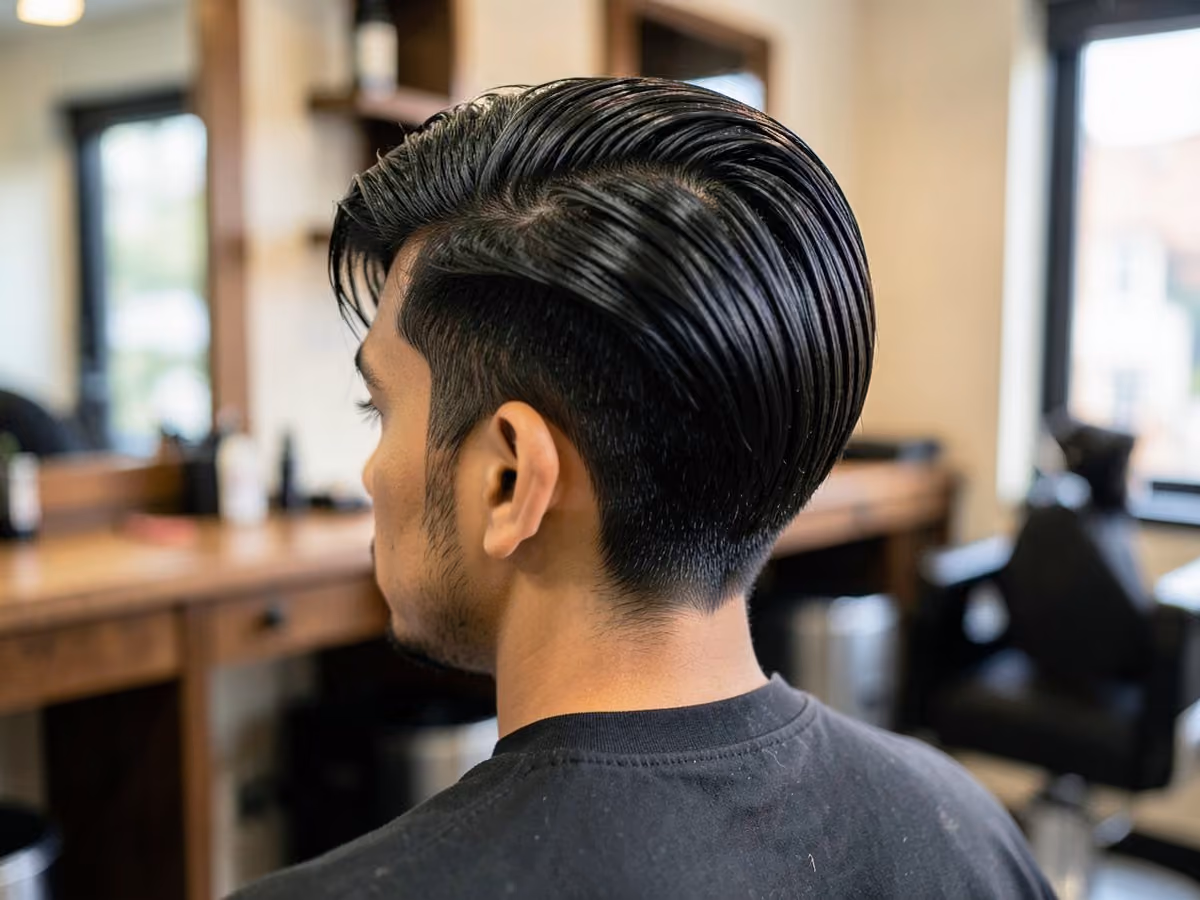 Man with a cab calloway haircut