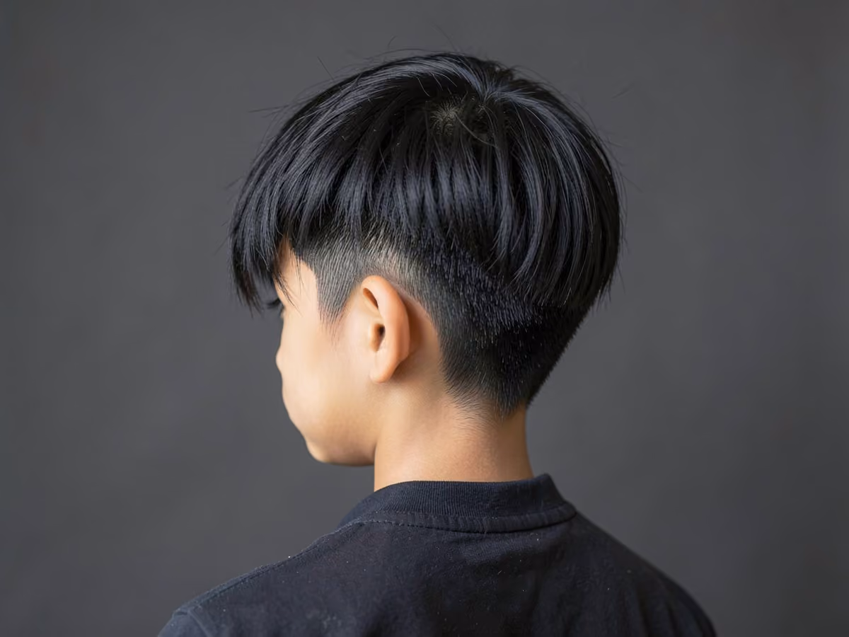Boy with a long top for young boys