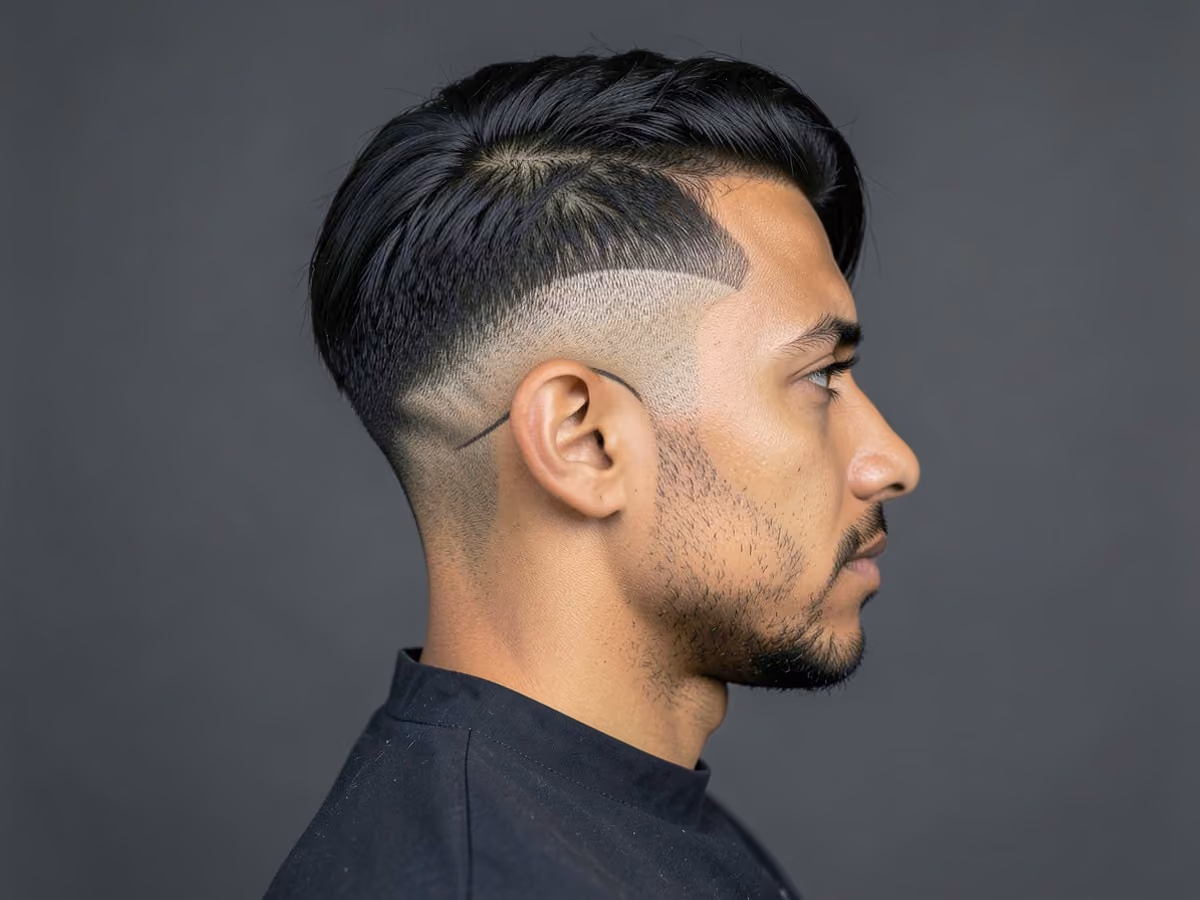 Man with a peaky blinders long top