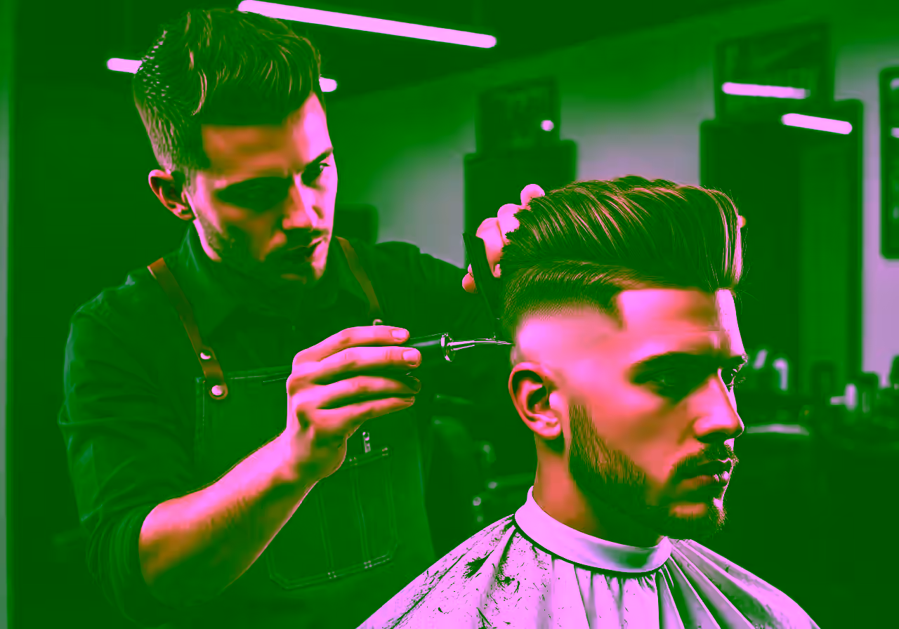 High Skin Fade Textured Top hairstyle for men 2026 — skin fade variation, best for square, diamond faces + wavy/thick hair, modern barbering by Master Stylist Jessica Hamilton