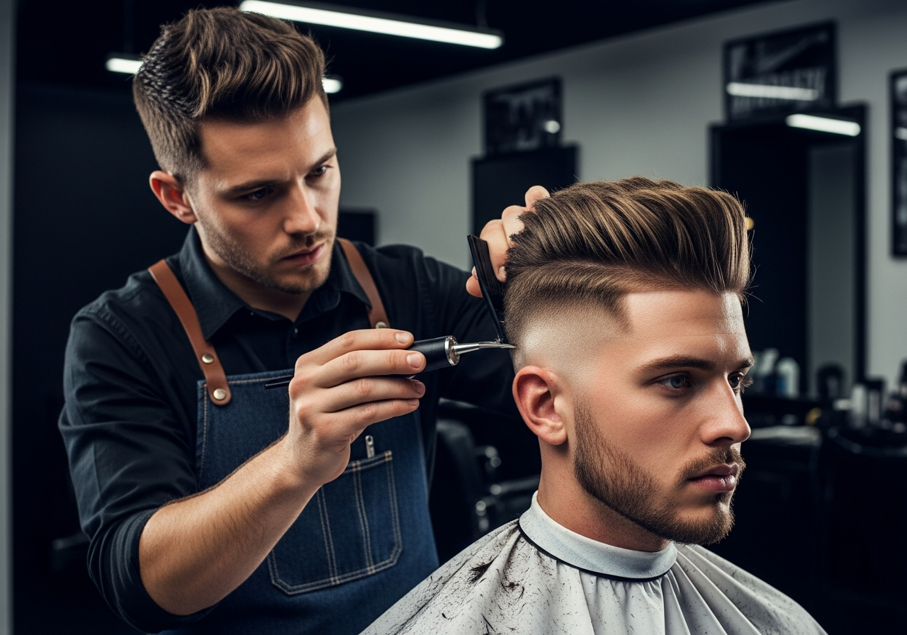 High Skin Fade Textured Top 2026 - Choppy Texture with Sharp Bald Fade