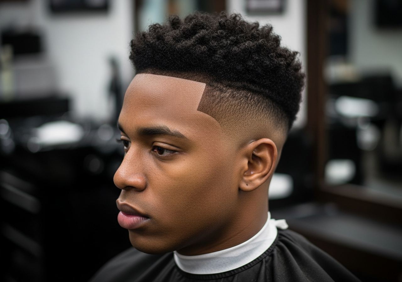 Skin Fade for Black Men 2026 - Curly Coily Sharp Skin Bald Fade