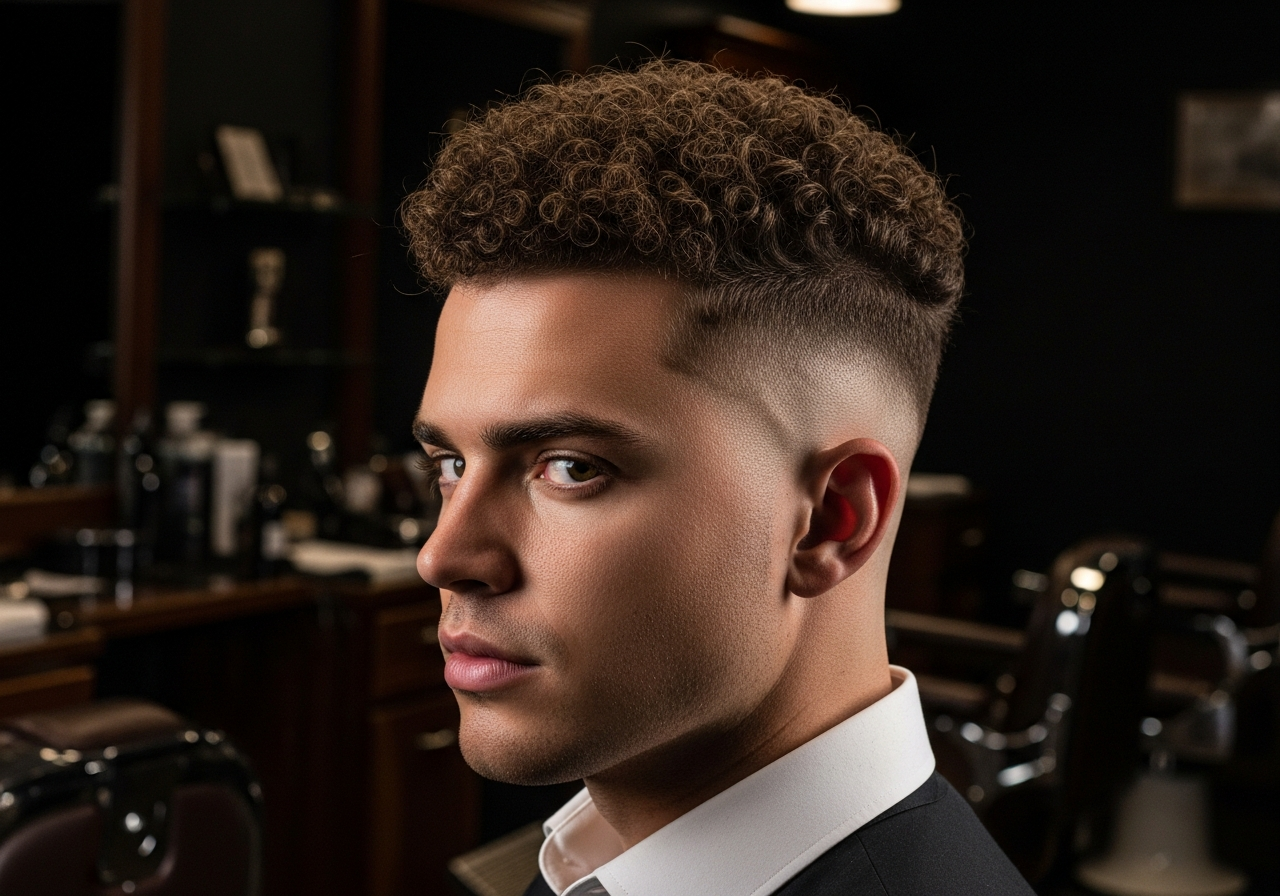 Broccoli Style Skin Fade 2026 - Dense Fluffy Curls Sharp Bald Fade