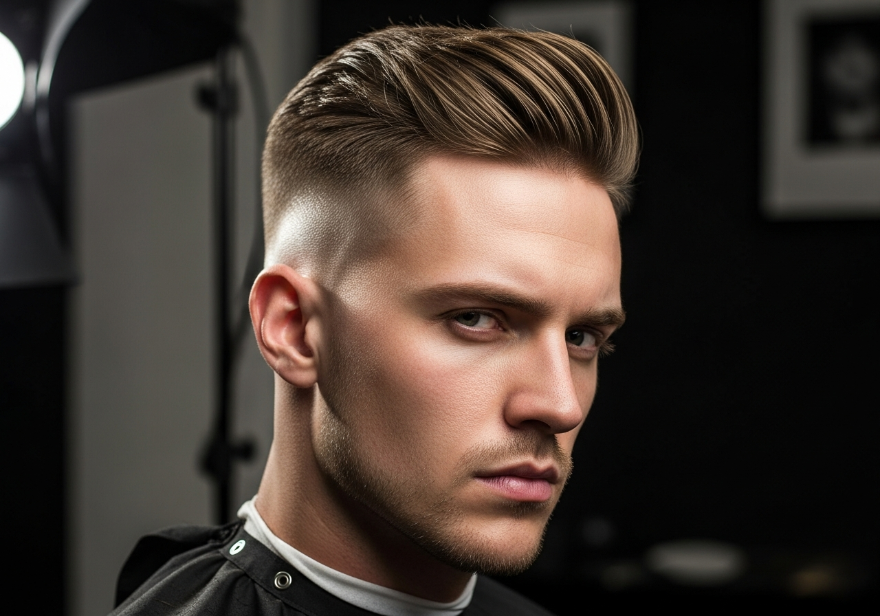 Skin Fade Disconnected 2026 - Bold Contrast Skin Bald Fade Haircut