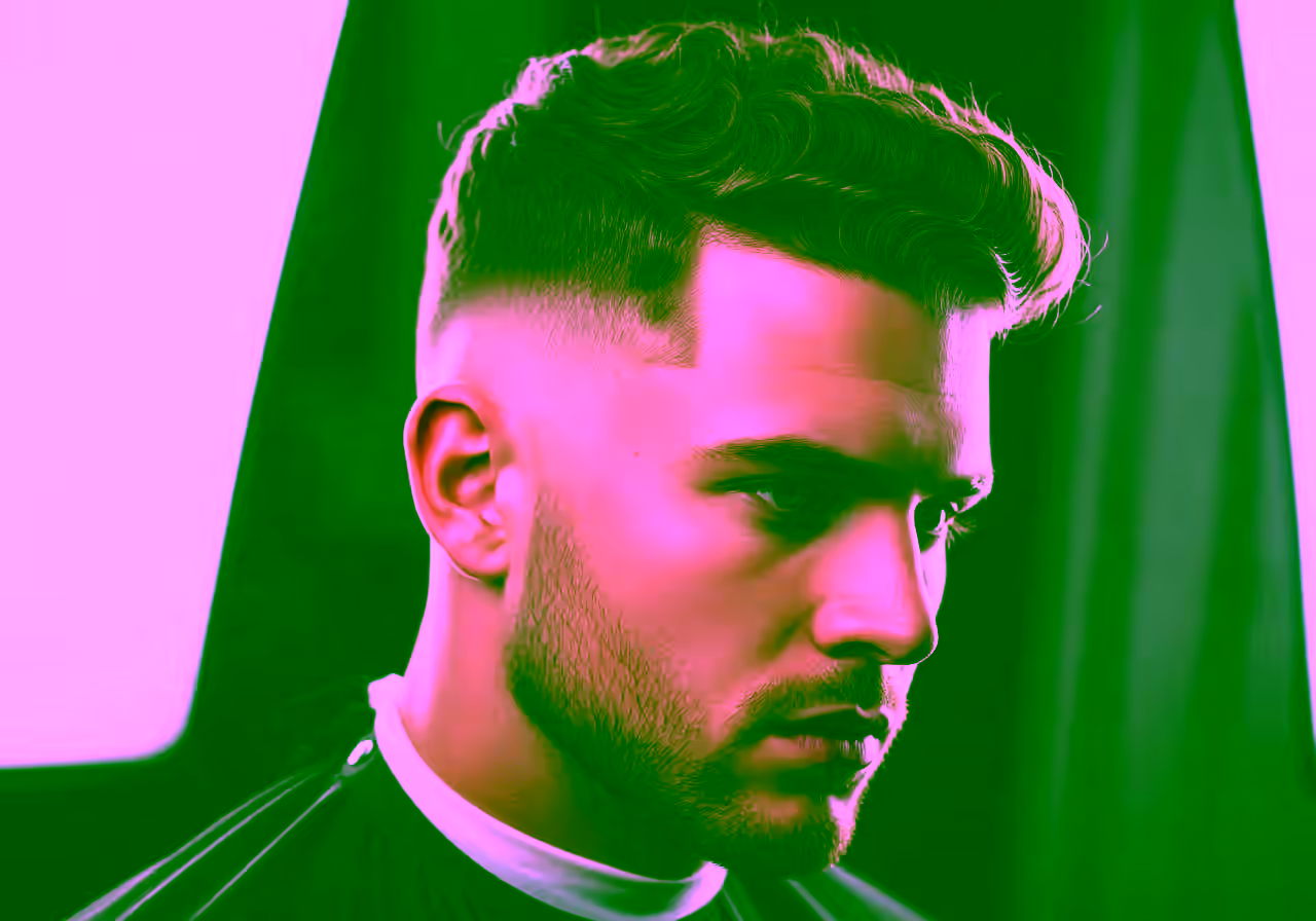 Skin Fade Drop hairstyle for men 2026 — skin fade variation, best for all faces + curly/wavy hair, modern barbering by Master Stylist Jessica Hamilton