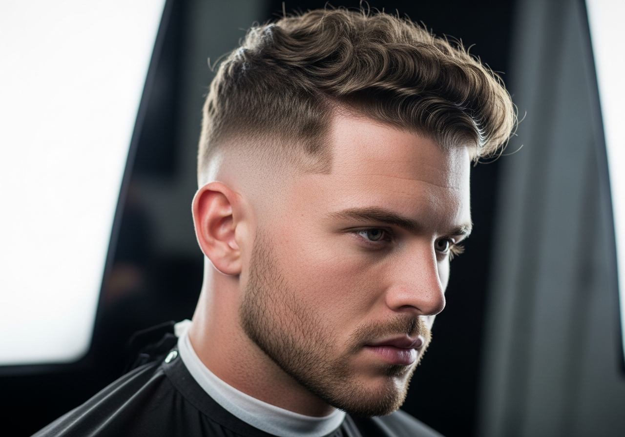 Skin Fade Drop 2026 - Curved Drop Skin Bald Fade Behind Ear