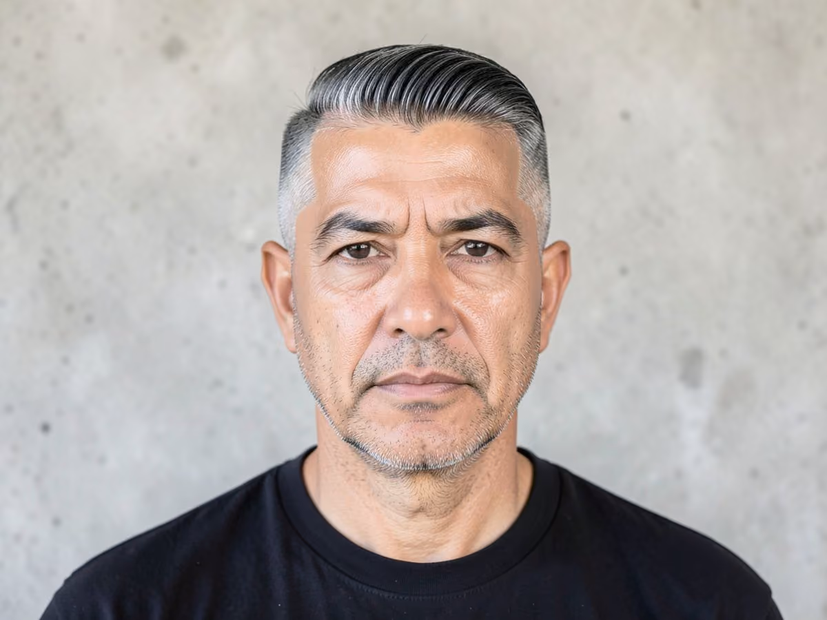 Man with a latino skin fade