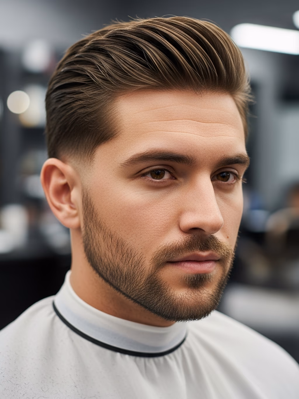 Classic Slick Back hairstyle for men 2026 — slick back variation, best for oval and oblong faces, modern barbering by Master Stylist Jessica Hamilton
