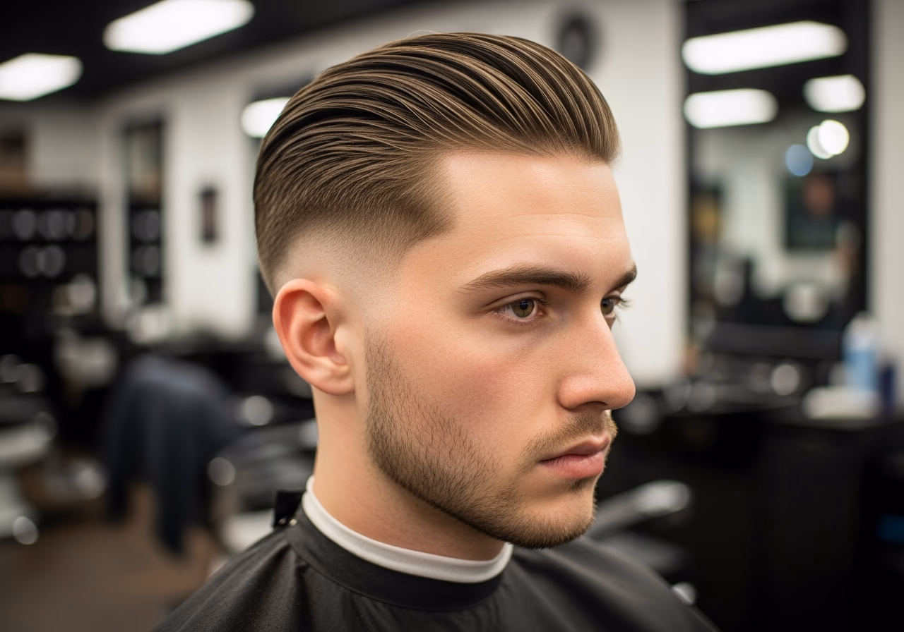 Slick Back Undercut 2026 - Skin Fade Slick Back Undercut