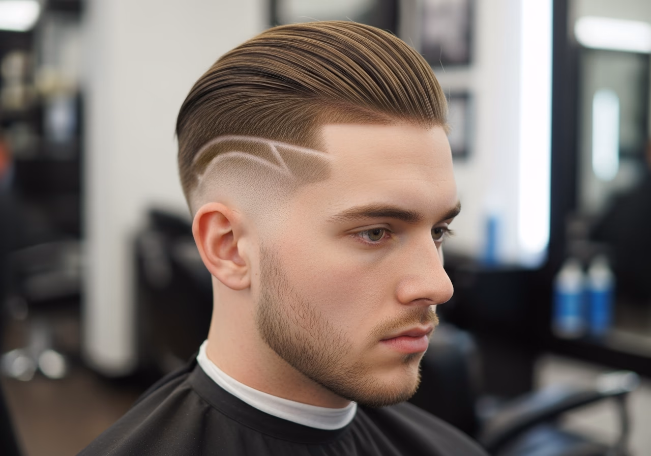 Slick Back Undercut 2026 - Slick Back Undercut with Hair Design