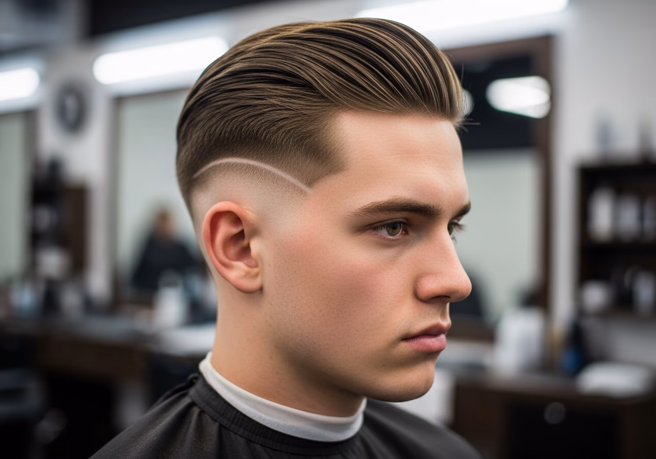 Slick Back Undercut 2026 - Slick Back Undercut with Line Up