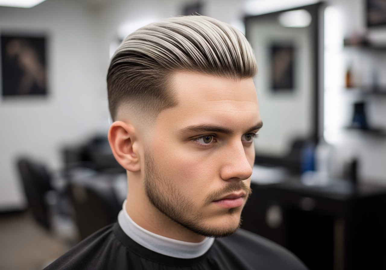 Slick Back Undercut 2026 - Two-Tone Slick Back Undercut