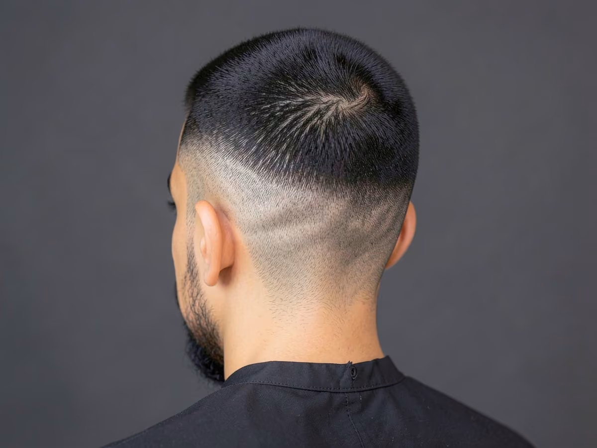 Man with a youth soccer haircut