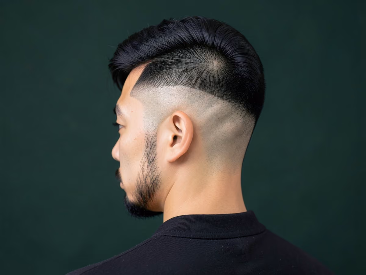 Man with a southside burst fade
