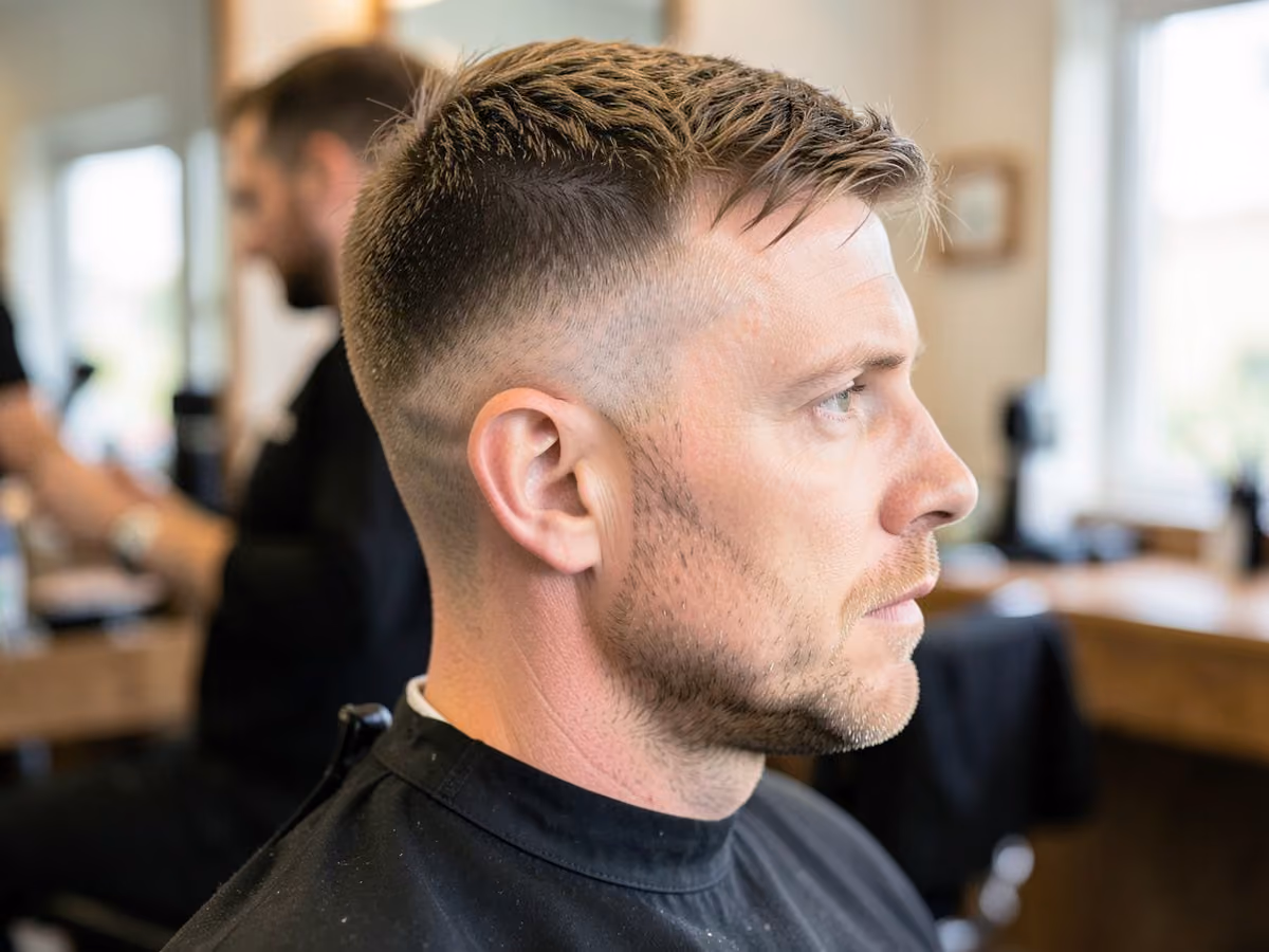 Man with a southside fade textured crop