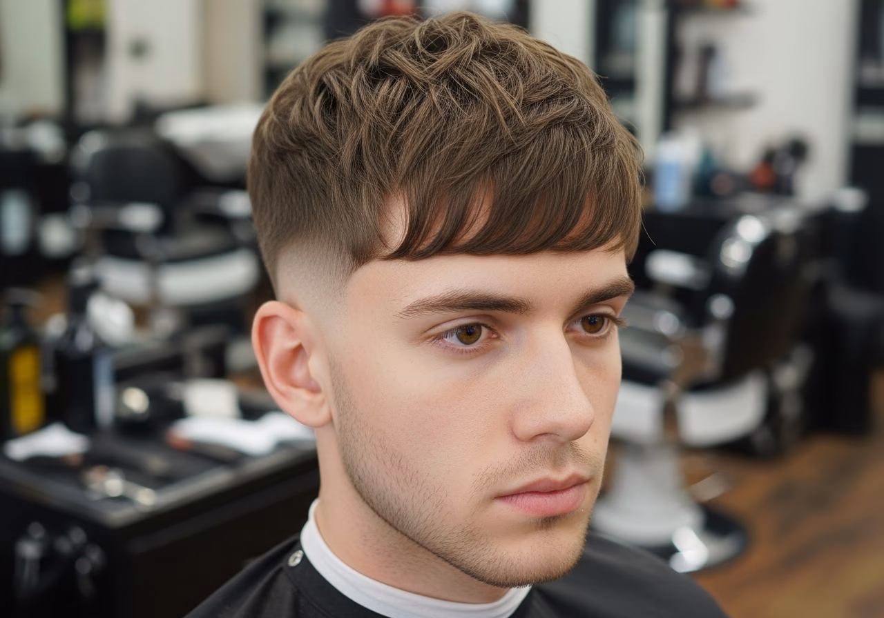 Comma Hair hairstyle for men 2026 — haircuts for square faces variation, best for square faces + straight hair, modern barbering by Master Stylist Jessica Hamilton