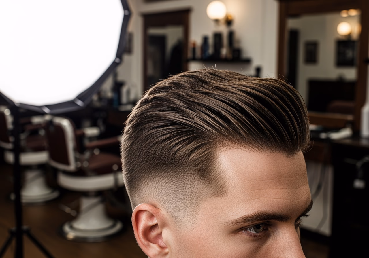 Straight Hair Haircuts 2026 - Heavy Textured Side Part Hold