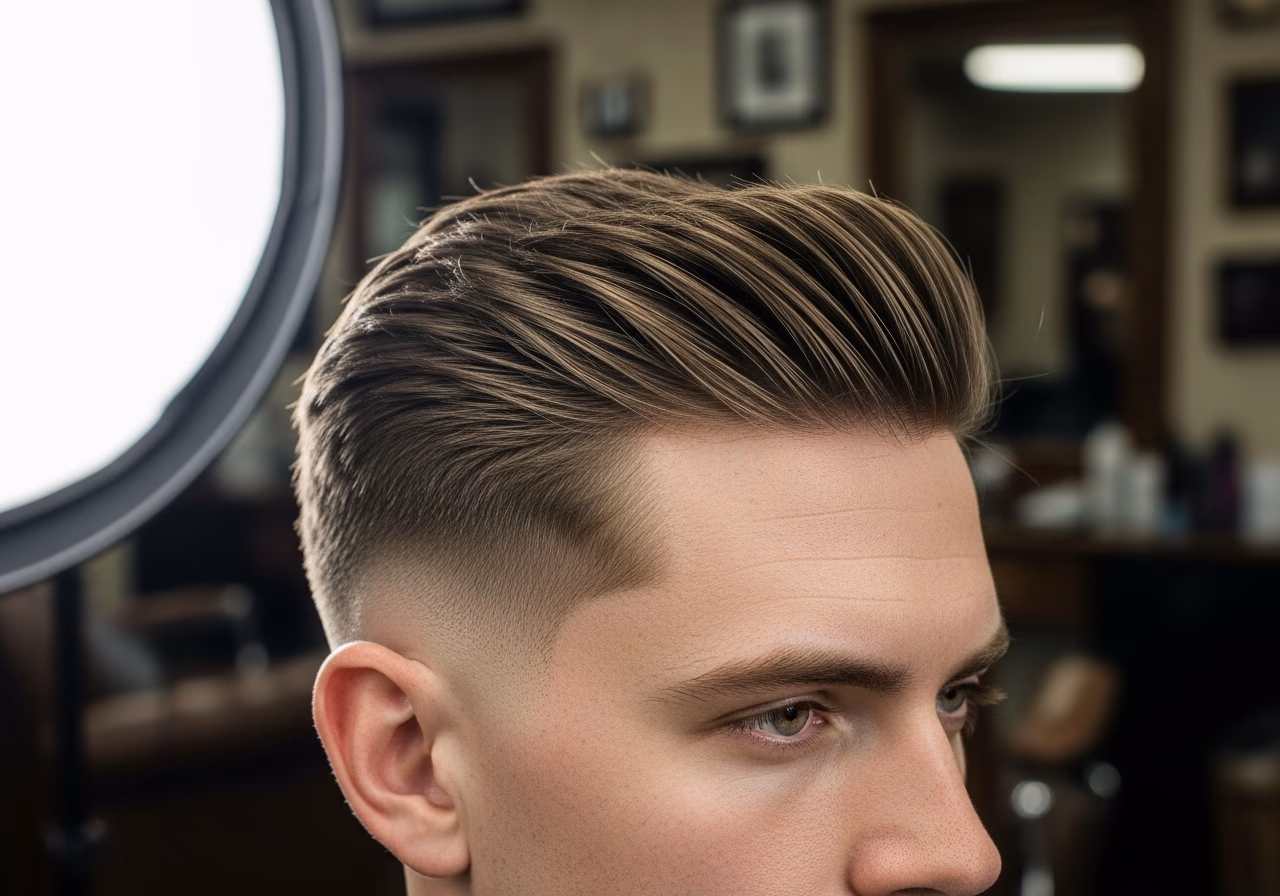 Straight Hair Haircuts 2026 - Heavy Textured Taper Fade That Stays in Place